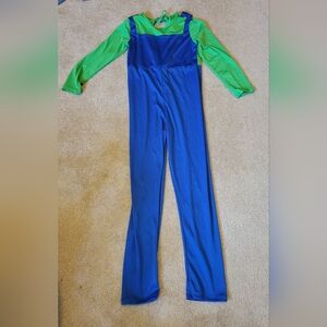 Super Mario Luigi youth xl costume measurements in the pictures. Used
